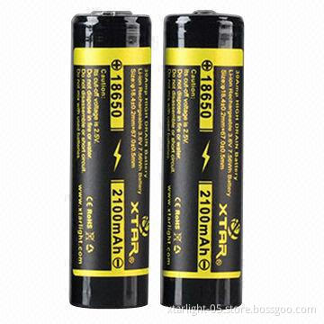 XTAR Battery, 18650, 2100mAh, 30A, Specially for E-cigarette